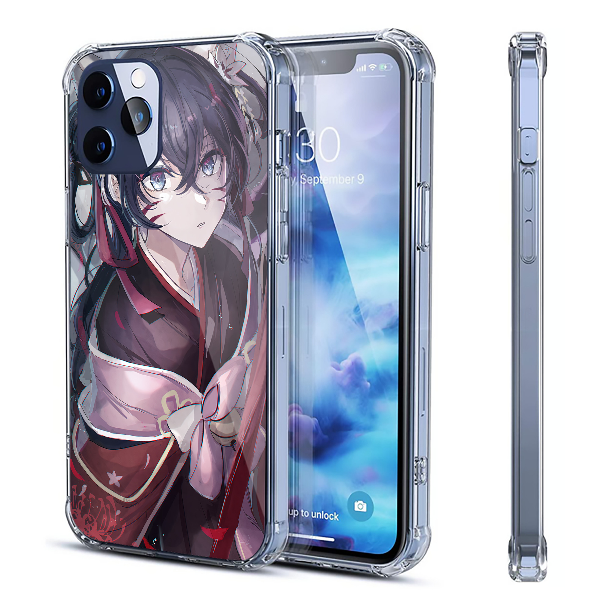 （画像用） 文豪ストレイドッグス Bungo Stray Dogs 【iPhone 12シリーズ対応】透明スマホケース（クリアソフトケース）